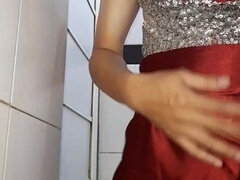 Satin Evening Long Gown