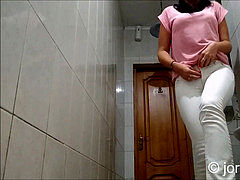 urinating girls in toilet compilation two