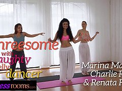 Charlie Red and Renata Fox threesome with Indian Marina Maya