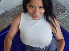 Chica, Tetas grandes, Mamada, Morena, Corrida, Estilo perrito, Hd, Latina