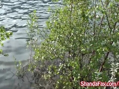 Good Outdoors Canadian Fun With an Amateur Busty MILF Shanda Fay!