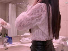 Asiatica, Pompino, Brunetta, Cinese, Sega, Hd, Pene, Punto di vista pov