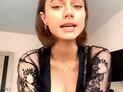 Naughty buxom teen Solomia crazy cam show video