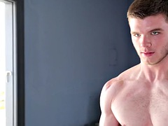 Amatör, Homosexuell, Gym, Hårig, Onani, Muskel, Utomhus, Solo