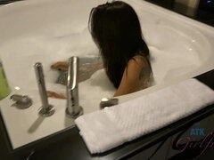 You take a bath with Gina in Vegas