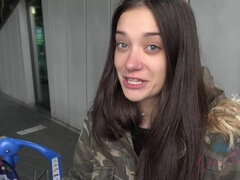 Amatéri, Kuřba, Brunetka, Priateľka, Piercing, Fajčenie, Dráždenie, Kozičky