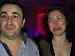 Duże cycki, Blondynka, Brunetka, Europejski, Francuski, Grupa, Obciąganie, Swingers