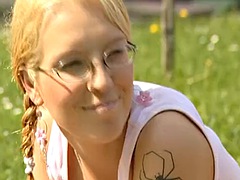 Anaal, Pijpbeurt, Sperma shot, Duits, Logement, Buiten, Openbaar, Tieten likken