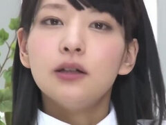 Nice flat chested Japanese harlot having sex at casting