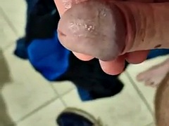 Leie, Britisch, Schwul, Behaart, Masturbation, Pov, Dusche, Solo