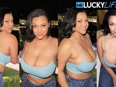 Mr Lucky Life featuring Ashlyn Peaks's vertical sex