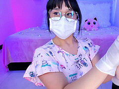 Okulary, Rękawiczki, Obciąganie, Maska, Masturbacja, Nastolatki