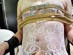 Ázijskej, Čínske, Striekanie semena, Femdom, Honění, Masturbácia