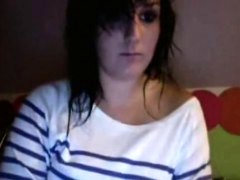 Amatoriale, Brunetta, Masturbazione, Solo, Ragazza, Giochi, Webcam