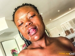 Gros cul, Gros seins, Sucer une bite, Éjaculer dans la bouche, Hd, Interracial, Pov, Réalité