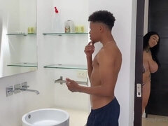 Belle grosse femme bgf, Gros cul, Gros seins, Queue, Noir ébène, Hd, Interracial, Fille latino