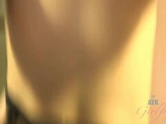 아마추어, 발로 애무하기, 여자친구, 랑제리, 조그마한, 셀카, 스타킹, 젖가슴