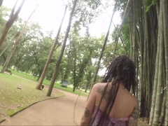 PUBLIC AT PARK SQUIRT ANAL TOO RISKY! Dread Hot