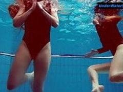 Polcharova stipping and besides enjoying underwater swimming