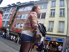 Amatör, Rumpa, Buss, Tysk, Tonåring, Upskirt, Voyeur