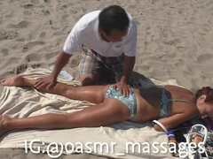 Mommy Russian Blubbery Body Beach Massage