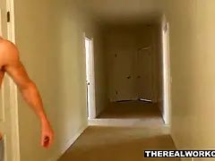 Brunetka, Stříkání spermatu, Na obličej, Tělocvična, Hd, Monstrum, Ječení, Spandex