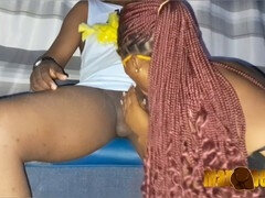 Zadek k puse, Černé, Kuřba, Sperma v puse, Ebenové, Nohy, Pička, Spandex