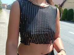 Veľké kozy, Hd, Vonku, Poľskej, Na verejnosti, Nafúknuté bradavky, Pička, Voyeur