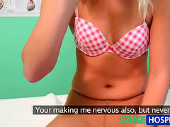 FakeHospital ultra-cute blonde teen with soft young congenital bod