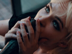 금발의, 입에 사정, 머리카락이 많은, 하드코어, 다른 인종간의, 대단히, 괴물, 보지