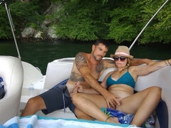 Public Amateurs Love Making Fun On Boat Public Voyeur Part1