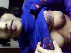 Indian gal sucking a cock in close up