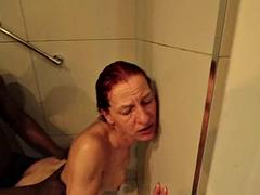 Grosser schwanz, Schwarz, Besamung, Schwarz, Füsse, Freundin, Hardcore, Rotschopf