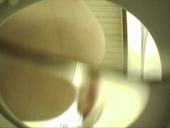 Spy cam hidden inside teens toilet bowl (1 day footage of close-up peeing).