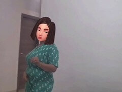Arabe, Gros cul, Nue  à poil