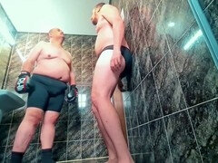 Bondage disciplin sadomasochisme, Buttet, Dominerende, Fed, Homoseksuel, Handsker, Slave, Spanking