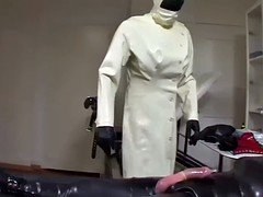 Strict rubber doctor Leila 1 of 4