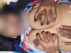 Youthful Indian stepmom Bhabhi with big hooters enjoys steamy session with her stepson