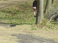 Walking Nude Through the Countryside. Mature Shy Amateur Blonde Strips Naked.