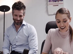 Bella Rolland practices sex with her boss