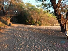 Plage, Bikini, Blonde, Doigter, De plein air, Chatte, Maigrichonne, Gicler