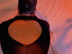 Enthousiasteling, Kont, Dominante vrouw, Groepseks, Hd, Latex, Slaaf, Voorbinddildo