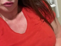 Shhhh I Was Desperate to Pee and Finger Myself so Risky!!