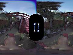 3d, 美女, デカパイ, ブロンド, フェラチオ, ハードコア, 現実, オッパイの