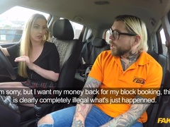 Tetas grandes, Mamada, Coche, Estilo perrito, Al aire libre, Pov, Coño
