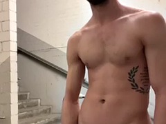 German boy Public outdoors, outdoors, cum on face, cum, piss, swallowing, naked muscles, small cock, big cock, young, straight, masturbation