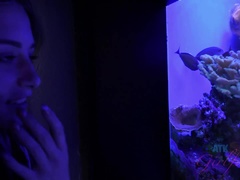You take Kyler to the aquarium and she sucks your cock in the car.