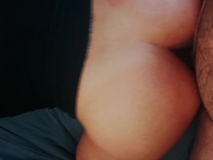 Amateur, Dormitorio, Mamada, Estilo perrito, Atragantadas, Tetas naturales, Pov