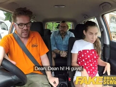 Fake Driving School Horny learners dirty secret suck and fuck session