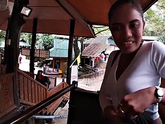 Elephant riding in Thailand with a couple of teenagers who then had sex